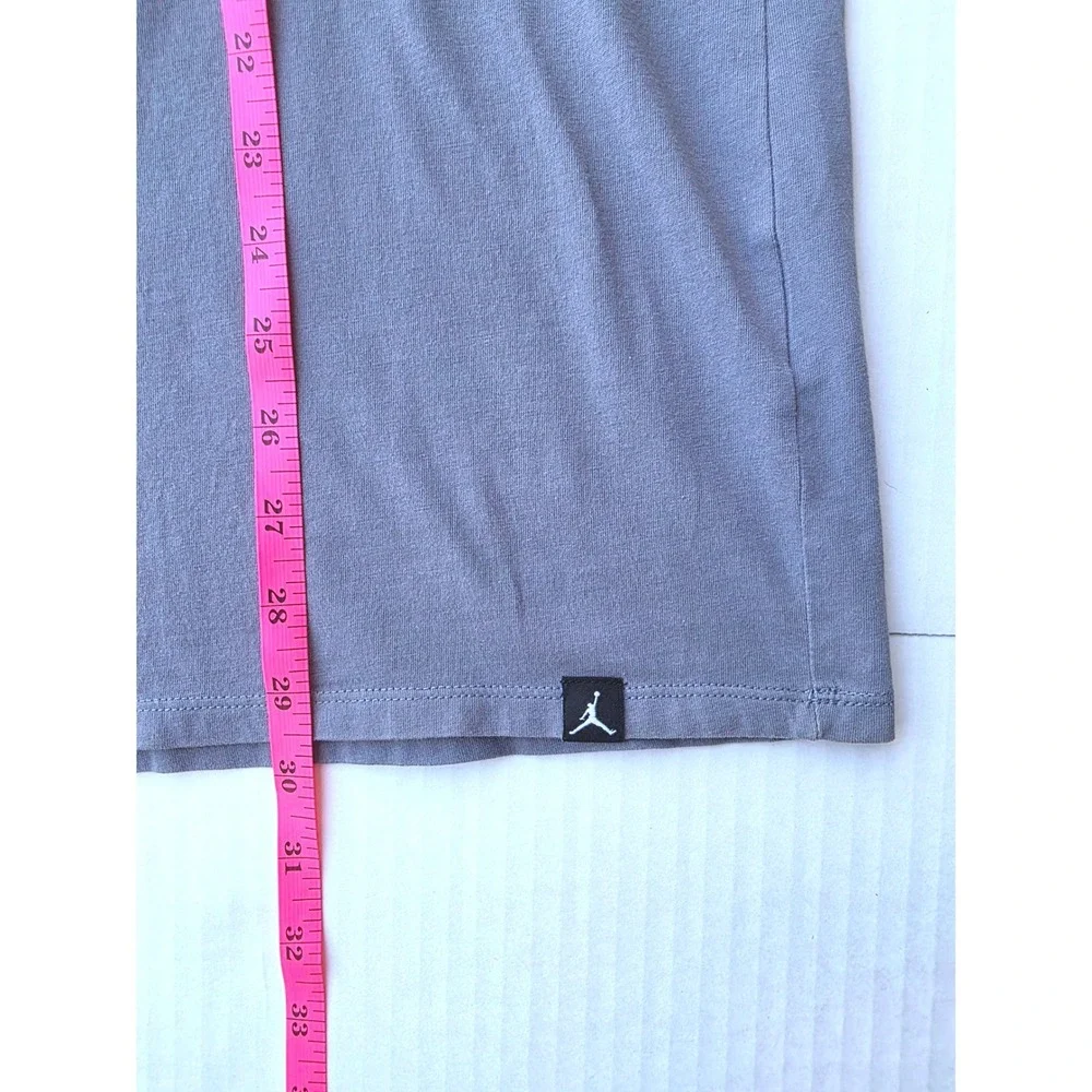 Nike Air‎ Jordan I'm Back 45 Graphic Print Shirt Steel Blue Gray Mens M